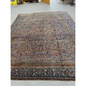 antique kashan carpet