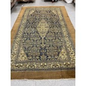 ANTIQUE CAMEL HAIR HAMEDAN  RUG