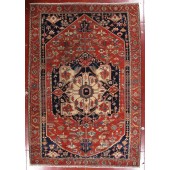 antique serapi carpet