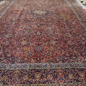 antique kashan carpet