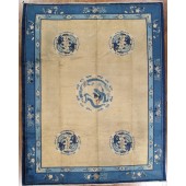 antique chinese peking carpet