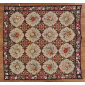 antique needle poinet carpet