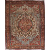 antique serapi carpet