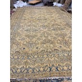 an antique lavar carpet