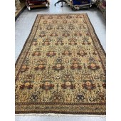 ANTIQUE CAMEL HAIR HAMEDAN  RUG