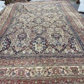 an antique lavar carpet