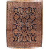 antique blue sarouk carpet