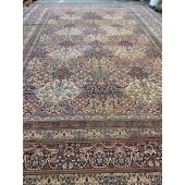 ANTIQUE LAVAR KERMAN CARPET