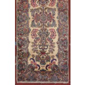 antique kerman lavar  runner