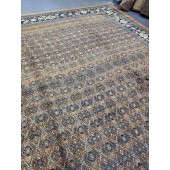 ANTIQUE CAMEL HAIR HAMEDAN CARPET