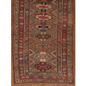 antique hamedan camel hair runner