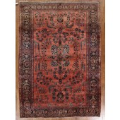antique sarouk carpet