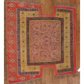 antique embroidery rashet rug