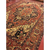 ANTIQUE HERIZ SERAPI CARPET