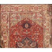 ANTIQUE HERIZ SERAPI CARPET