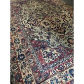 antique kerman lavar carpet