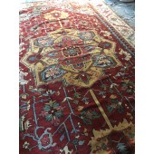 antique serapi carpet